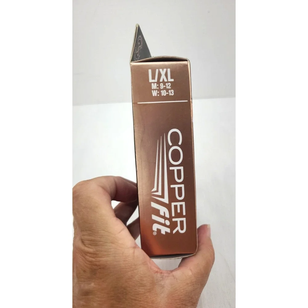 Copper Fit Energy Compression Socks Graduated Compression, Copper Infused L/XL